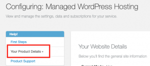 WordPress Hosting Product Details